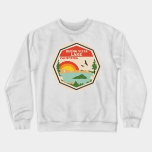 Buena Vista Lake California Colorful Crewneck Sweatshirt